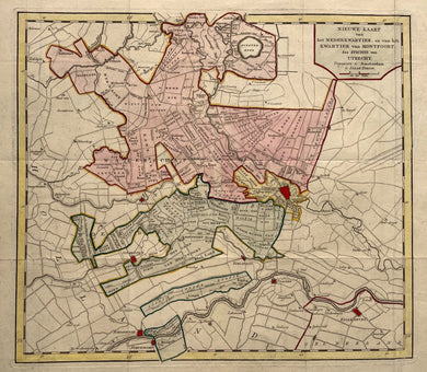 Utrecht Nederkwartier en kwartier Montfoort - I Tirion - circa 1757