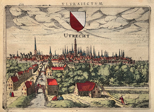 Utrecht Profielgezicht - J Jansz / L Guicciardini - 1616