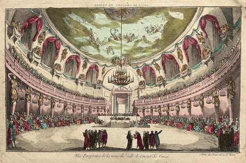 Italië Venetië Teatro la Fenice Italy Venice - Daumont - circa 1770