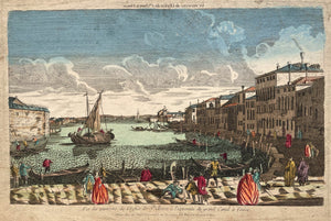 Italië Venetië Canal Grande Italy Venice - veuve Chavoulaud - circa 1770