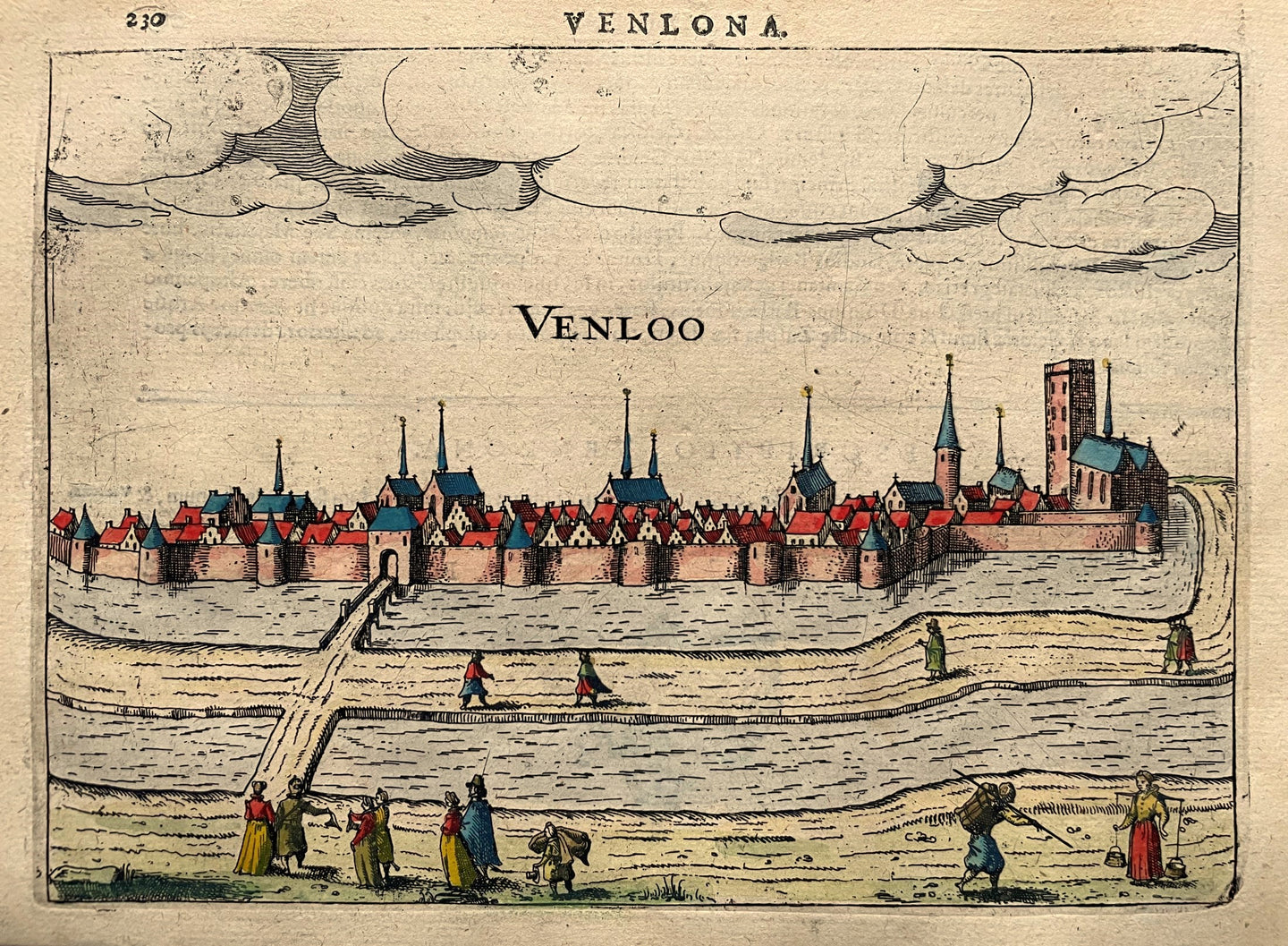 Venlo Profielgezicht - J Jansz / L Guicciardini - 1616