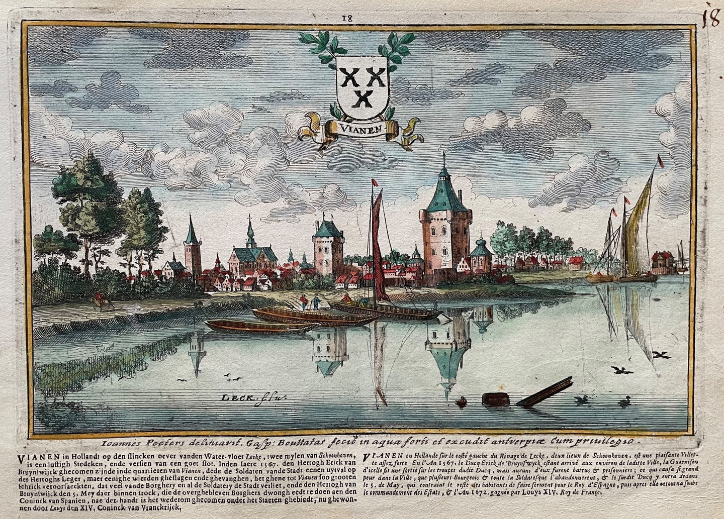 Vianen - J Peeters & C Bouttats - 1674