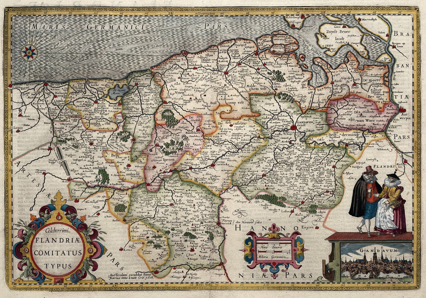 België Vlaanderen - P Kaerius - 1622