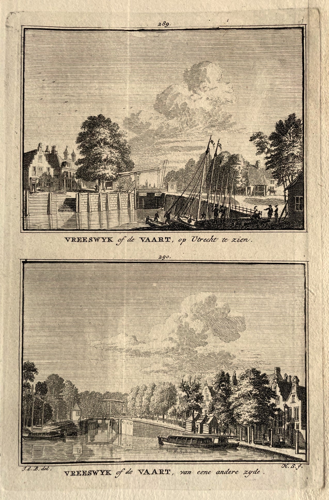 Vreeswijk Nieuwegein - H Spilman - ca. 1750