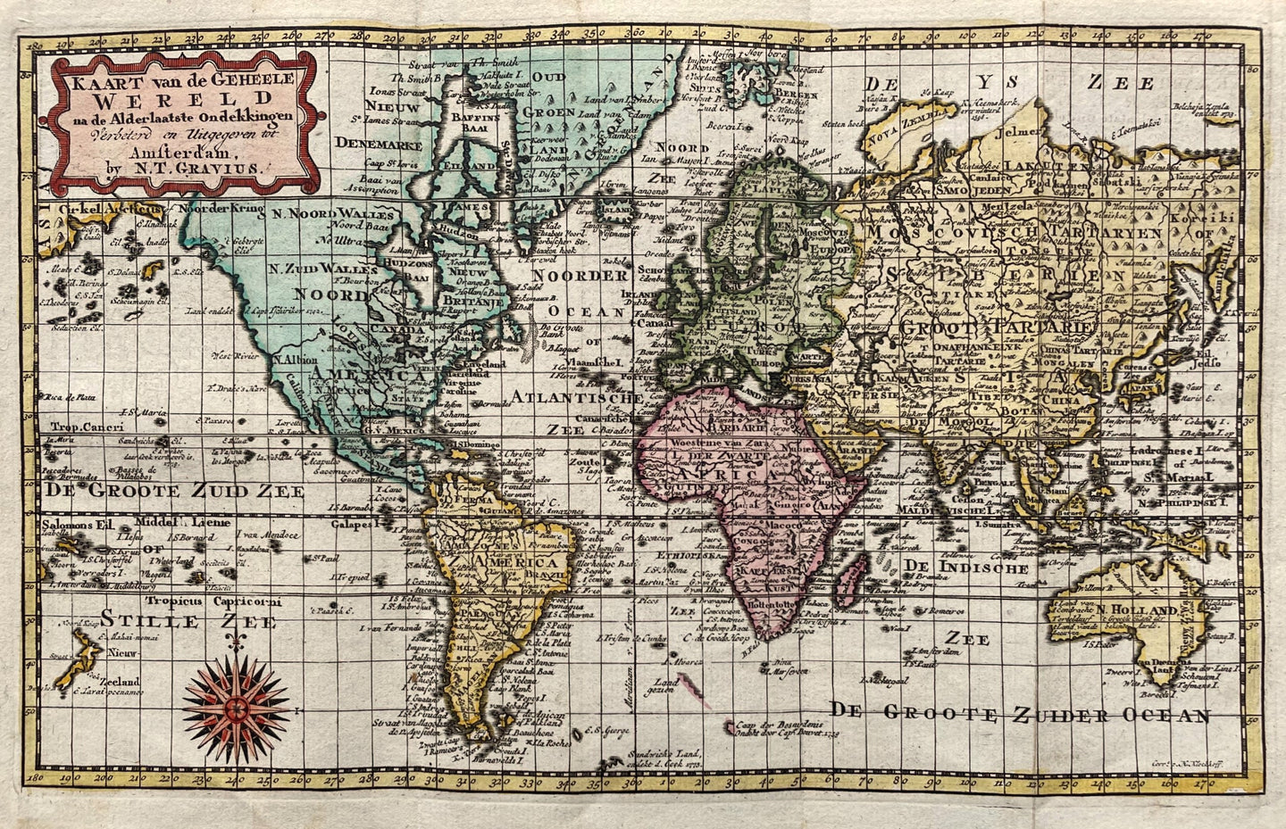 Wereld World - NT Gravius H Klockhoff - 1788