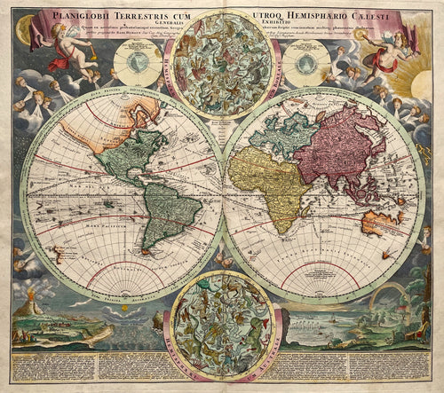 Wereld World - JB Homann - circa 1720