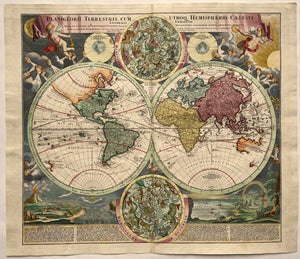 Wereld World - JB Homann - circa 1720