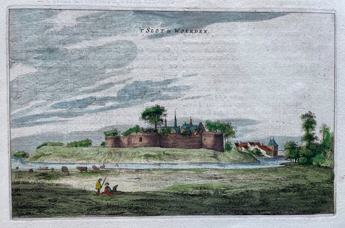 Woerden Slot - J Blaeu - 1649