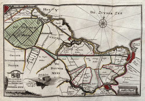 Noord-Holland Hoogheemraadschap Zeeburg en Diemerdijk - H de Leth - 1740