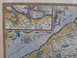 BELGIË VLAANDEREN - A Ortelius / JB Vrients - 1608