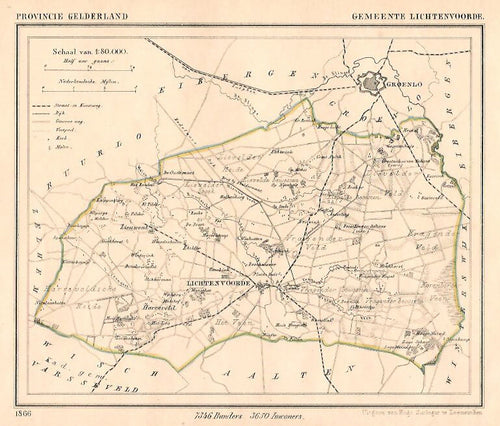 LICHTENVOORDE - J Kuijper / H Suringar - 1866