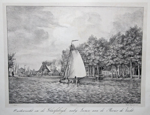 LOENEN Oostervecht en Glasfabriek - Lutgers / Desguerrois & Co - 1836