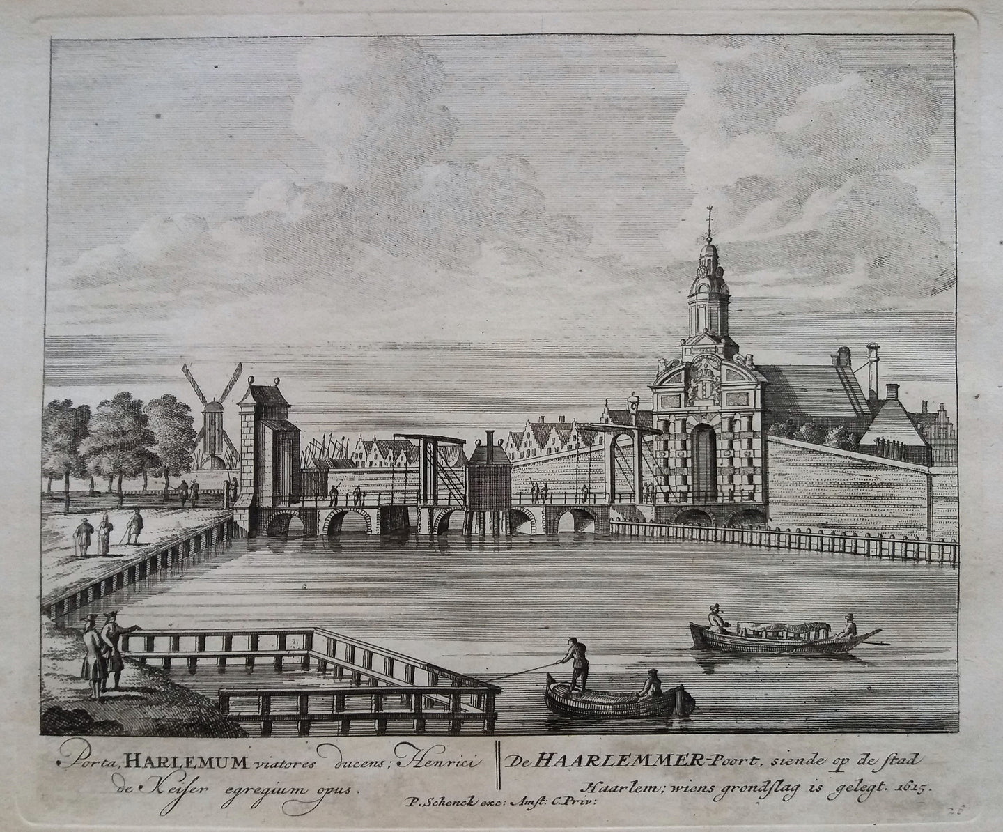 Amsterdam Haarlemmerpoort - P Schenk - ca. 1708