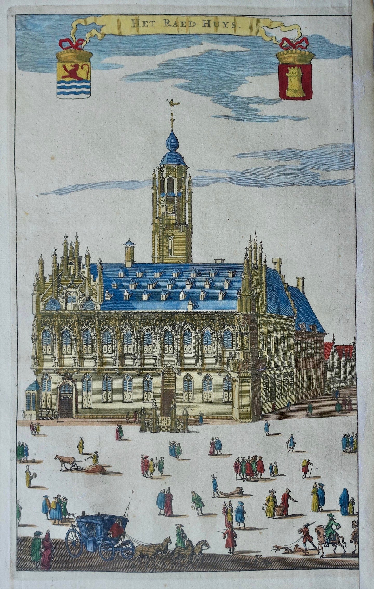 Middelburg Stadhuis - M Smallegange - 1696