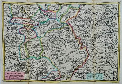 Rusland Moskou Russia Moskovia - J de la Feuille - 1729